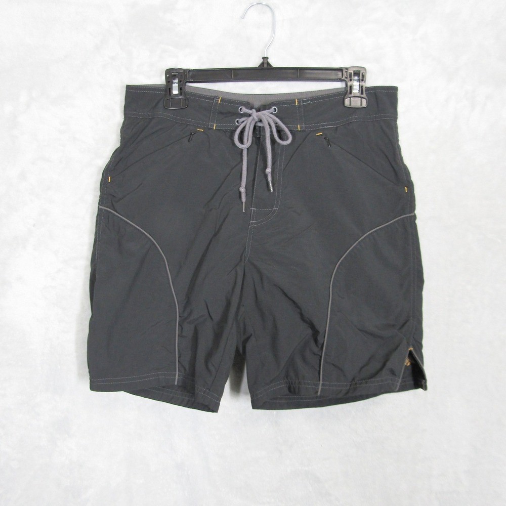 Novara Women's Gray Cycling Shorts Size M Padded Liner Embroidered Logo